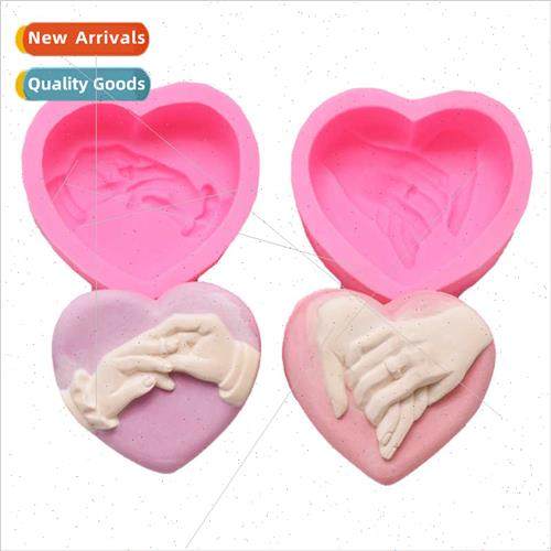 DIY Baking Tools Heart Shaped Handmade Soap Cake Fondant Dec