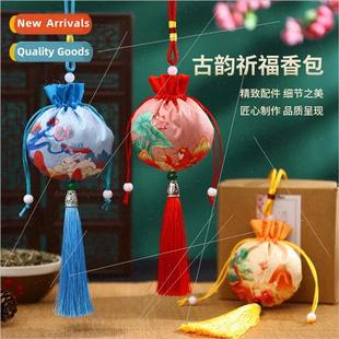 ancient brocade bag Zen Boat tradional Dragon Festiv Chinese