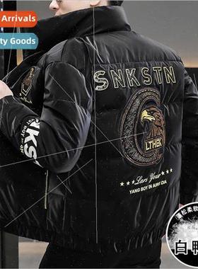 Standing collar down jacket men winter nd handsome   light t