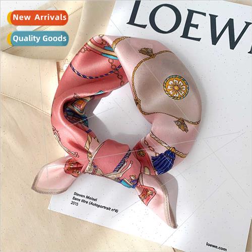 2021 new retro carriage mulberry silk warm silk scarf fashio