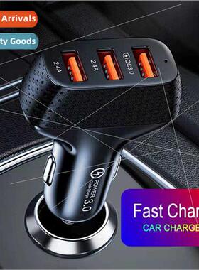 One tow three 2A 3USB car charger three port multi interface