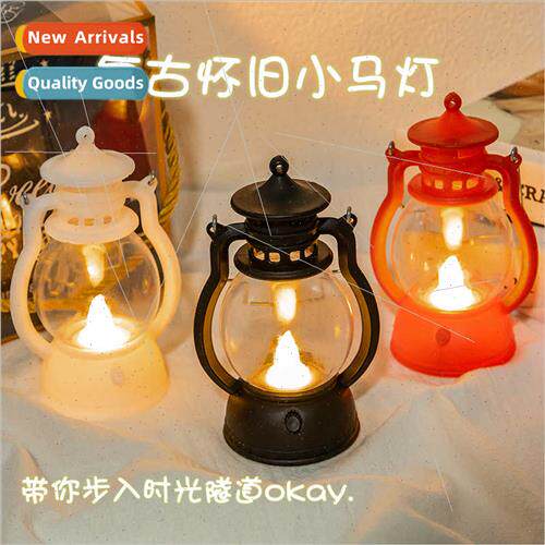 Christmas retro pony lamp LED electronic candle lamp portabl