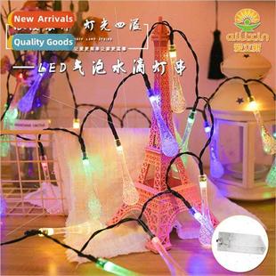 ghts String Christmas Bubble Solar Drops Party Water