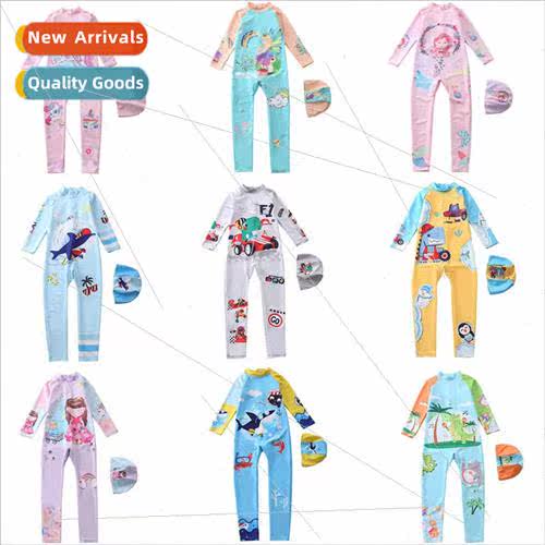 Children swimsu onePCS men women long-sleeved long pants bea