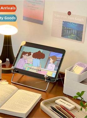 Ins wind simple iron reading sttablet holder students deskto