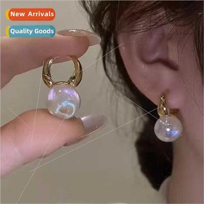 Korea fashion new pearl earrings women pearl flower tassel e