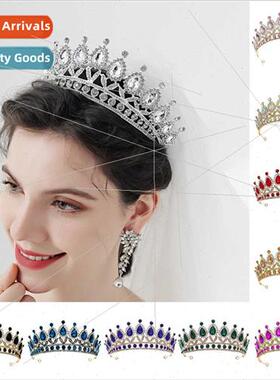 Europa Bridal Headdress Vintage xury Princess Crown Hair Ban