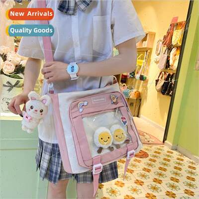 new Korean ins cute colorful large capacy crossbody bag fres