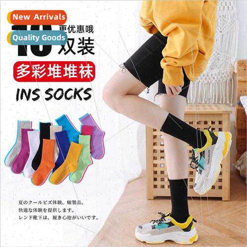 Autumn winter socks female tide long socks ins tide socks co