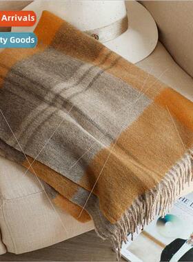 Spring Autumn new scarf female classic Englplaid warm cashme