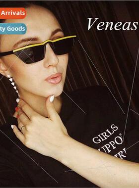 New Small Frame Cat Eye Sunglasses Sunglasses Eyebrow Sungla