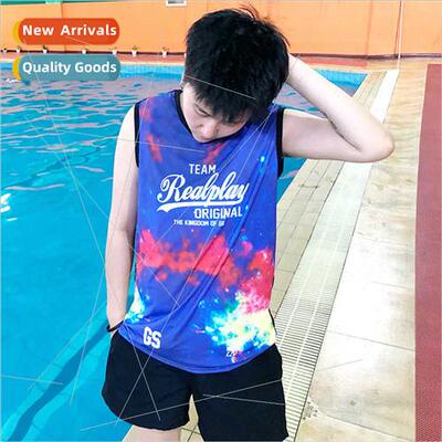 Bunch breasts 19 years new long LESTT swimsu printed women s