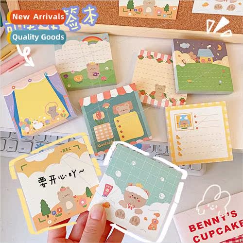 Students wh sticky note book cute creative sticky notes Kore
