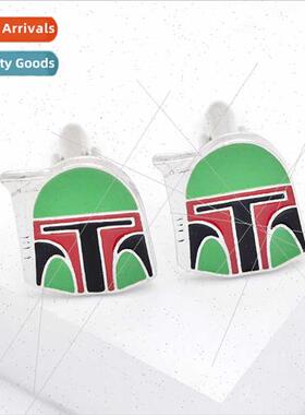 Star Wars Star Wars Mandalorian Helmet  Alloy Cufflinks Robo