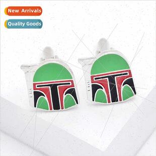Star Wars Star Wars Mandalorian Helmet Alloy Cufflinks Robo
