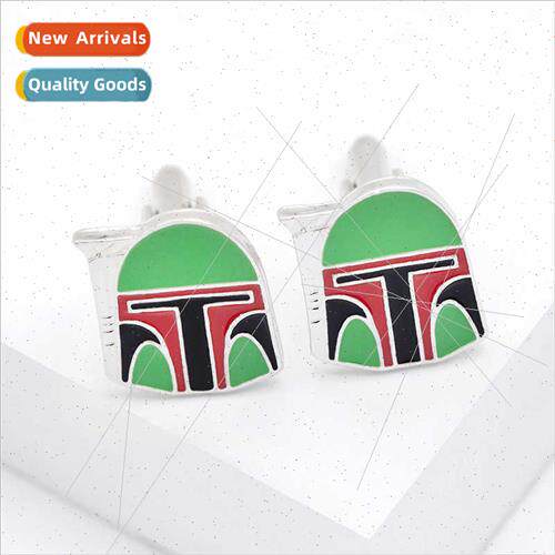 Star Wars Star Wars Mandalorian Helmet  Alloy Cufflinks Robo