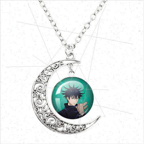 New cartoon anime JujutsuKaisen moon necklace character dome