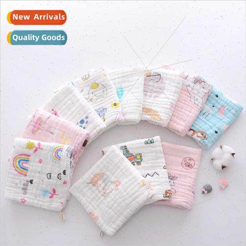 Cotton children six-layer gauze square towel face washcloth