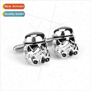 Mask Stormtrooper Cufflinks Metal Clothi Galactic Men Empire
