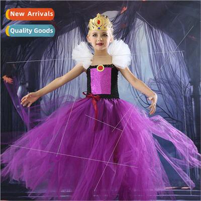 Europe Halloween Snow Whe Permance Costume Wicked Queen Role