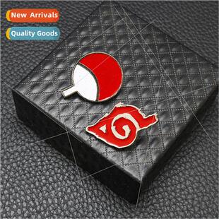 New Naruto Kiba Uchiha family crest pin cartoon badge bag pi
