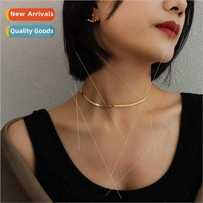 Europe ins razor blade chain hundreds gold snake bone chain