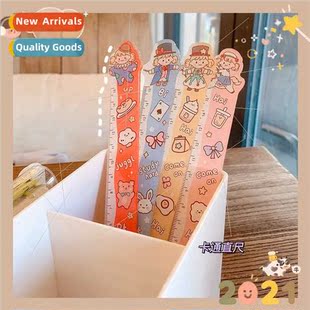 Cartoon cute ruler portable ruler creative detachable studen