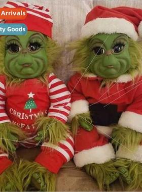 grinch christmas monster plush doll wh green monster doll do
