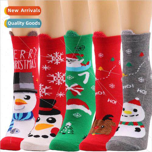 Autumn new socks women Santa Claus elk women socks tide sock