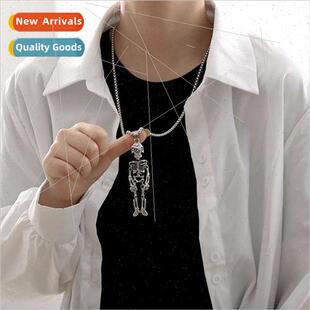 Europe new Halloween dark skull human skeleton hipster jewel