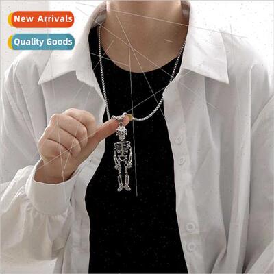 Europe new Halloween dark skull human skeleton hipster jewel