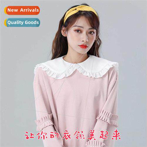 Sweet lovely hundred matching fake collar female shirt colla