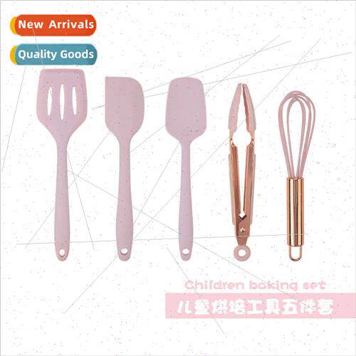 Rose Gold Handle Baking Small 5pcs Mini Kids Pink Baking Spa