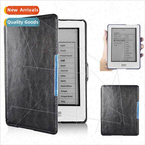 Protective Leather Case Case适用Kobo Glo 6-inch eBook Reader