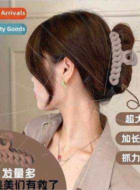 large frosted hair accessories ins hair clips grip clip seni