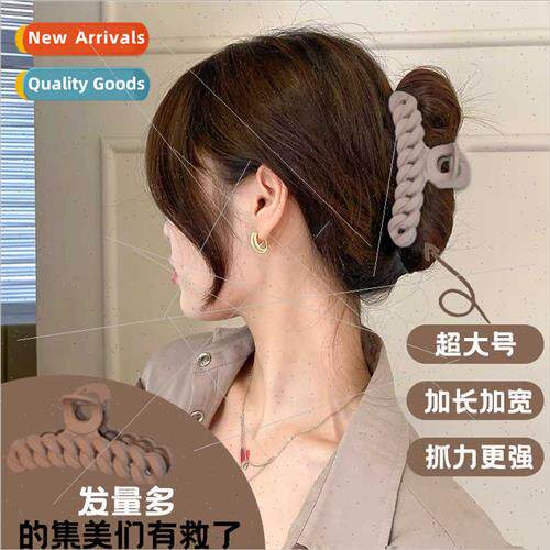 large frosted hair accessories ins hair clips grip clip seni