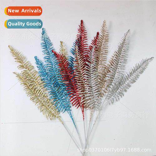 Christmas Flower Arrangement mulation Branch 3 Forks Powdere
