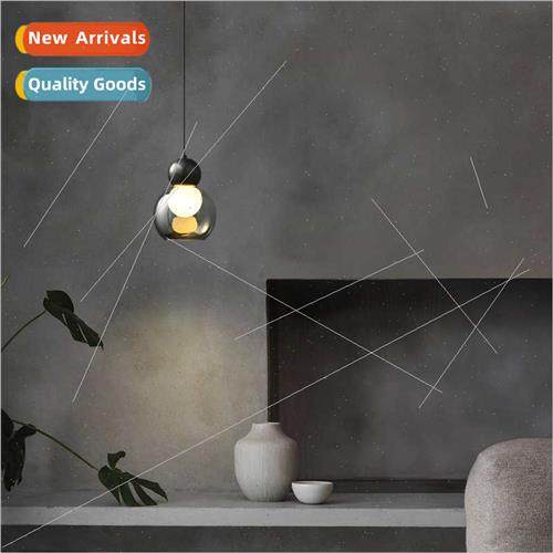 Copper light luxury bedroom bedside chandelier modern simple