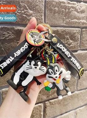 licone tongue licking big mouth dog charm keychain accessori