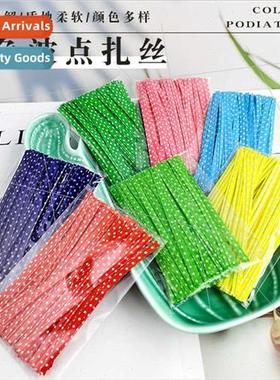 Baking Plastic Wrapping Colorful Ties Bread Packaging Bag Se