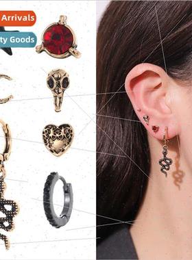 Mystical energy religious pattern icon dangle earrings state