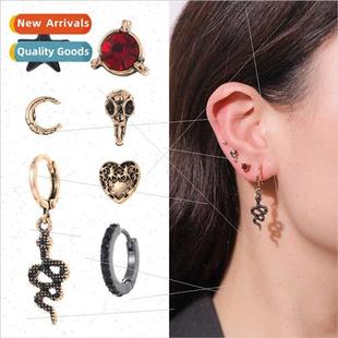 Mystical energy religious pattern icon dangle earrings state