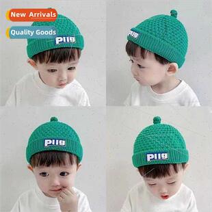 Baby hat fall winter ins pacifier hat men women baby wool ca