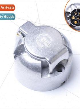 Automotive 12V 7 pole circular aluminum connector socket EU