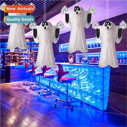 New Halloween three-dimensional ghost pendant bar party deco