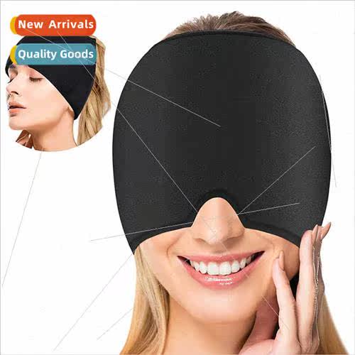 Hot & Cold Solid Gel Stchable HeadgearGel HatMaskCooling Gel