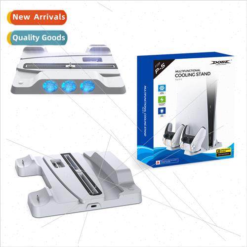 PS5 Console Multi-function Cooling Fan Dock Blue ght PS5 Gam