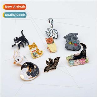 milk tea full dog colorful cat drinking naughty Creative pin