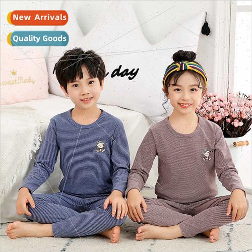New children de thick velvet heating thermal underwear set s