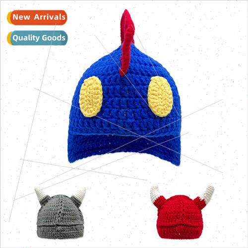 Creative knting children knted hat cartoon monster wool hat